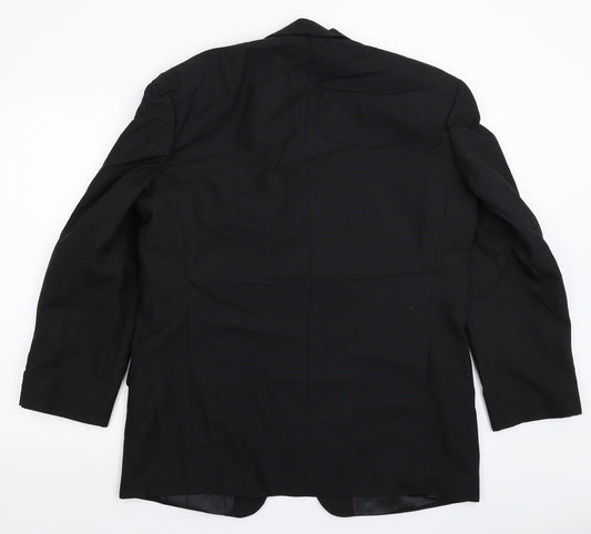 HR Mens Black   Jacket Suit Jacket Size 42