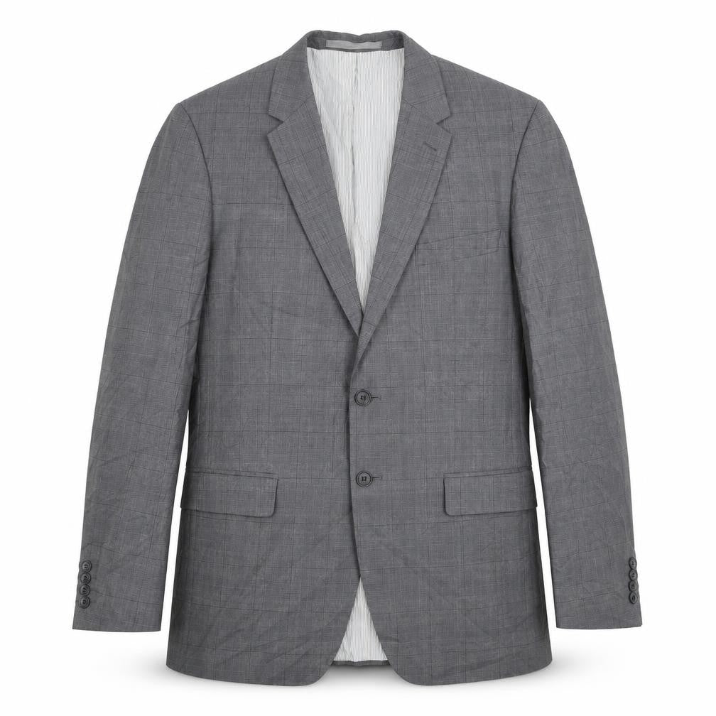 Marks and Spencer Mens Grey Check  Jacket Suit Jacket Size 42