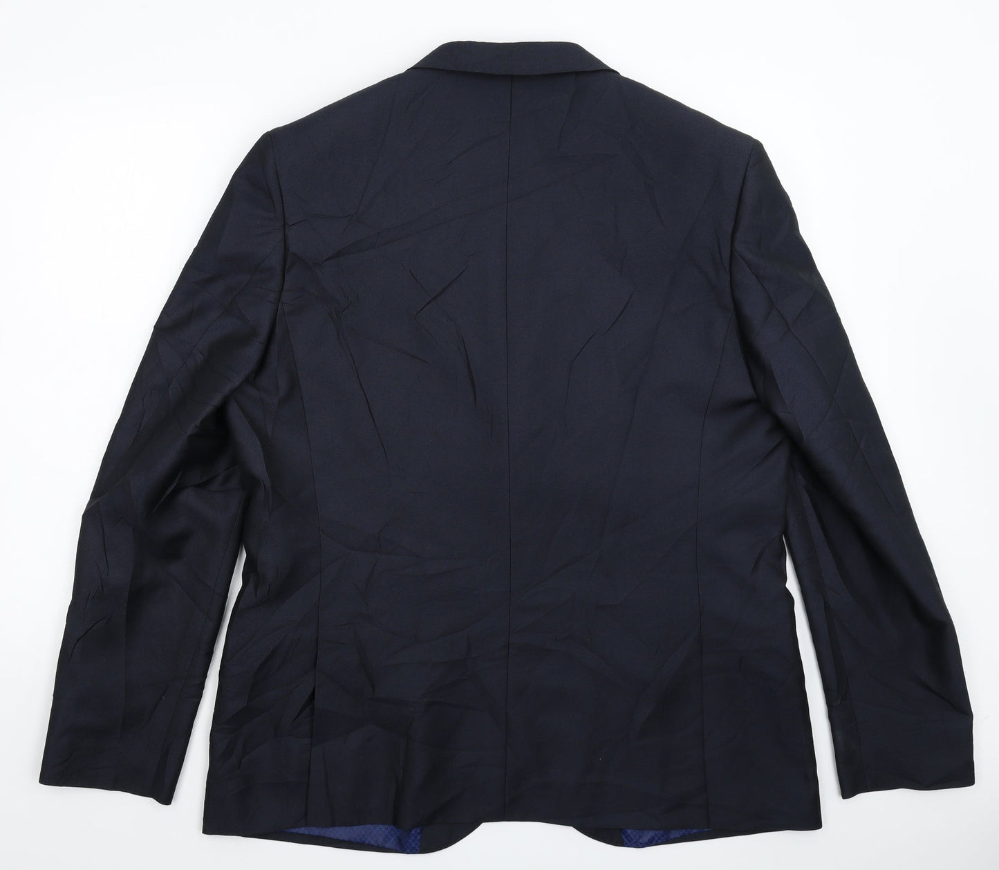 Ventuno 21 Mens Blue   Jacket Suit Jacket Size 44