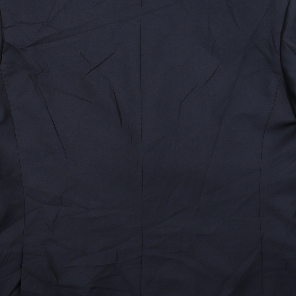 Ventuno 21 Mens Blue   Jacket Suit Jacket Size 44