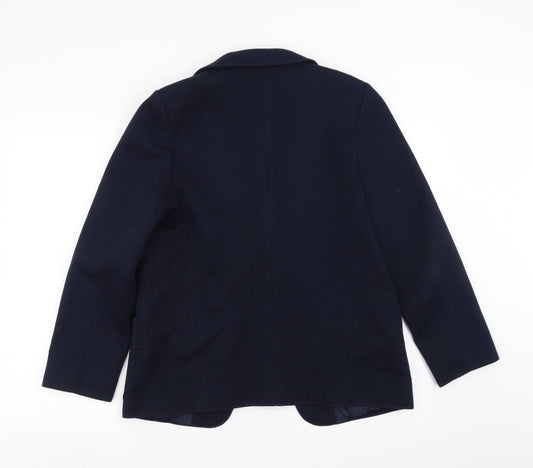 Preworn Womens Blue   Jacket Blazer Size 12