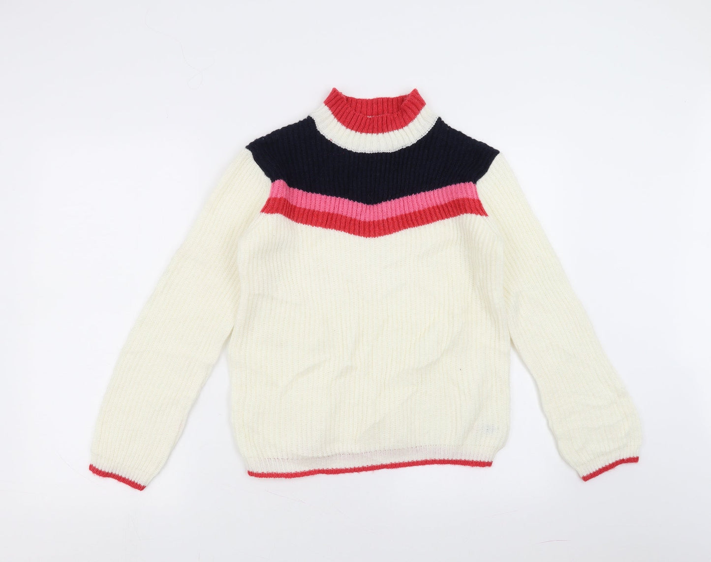 Dunnes Stores Womens Ivory   Pullover Jumper Size S  - 31in chest