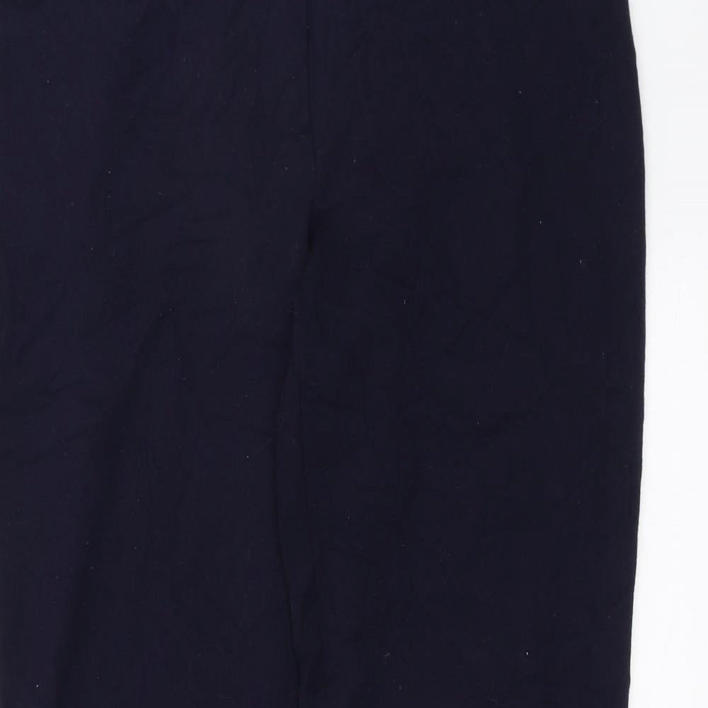 Marks and Spencer Womens Blue   Trousers  Size 10 L28 in - bootleg
