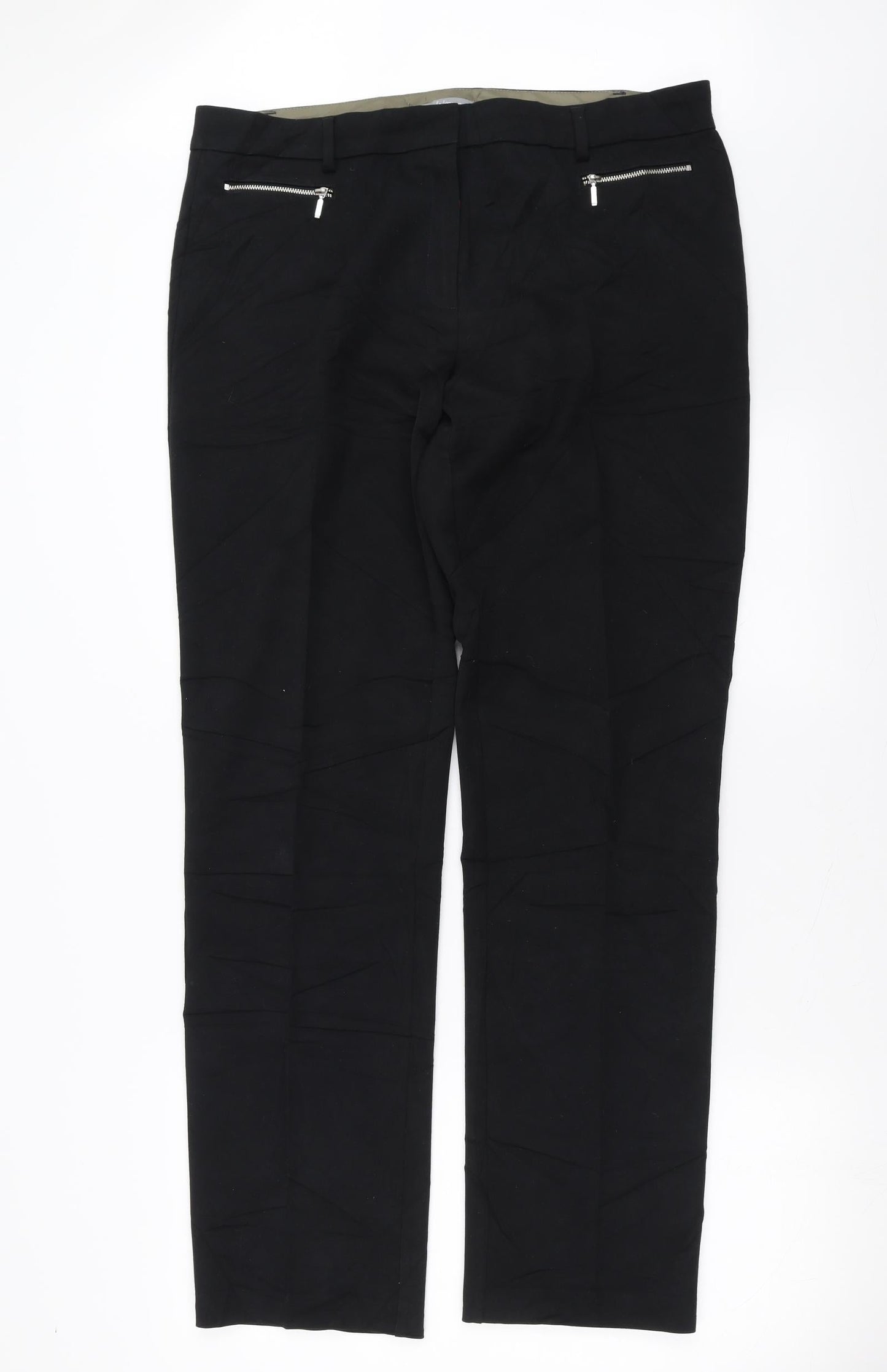 Marks and Spencer Womens Black   Trousers  Size 38 in L32 in