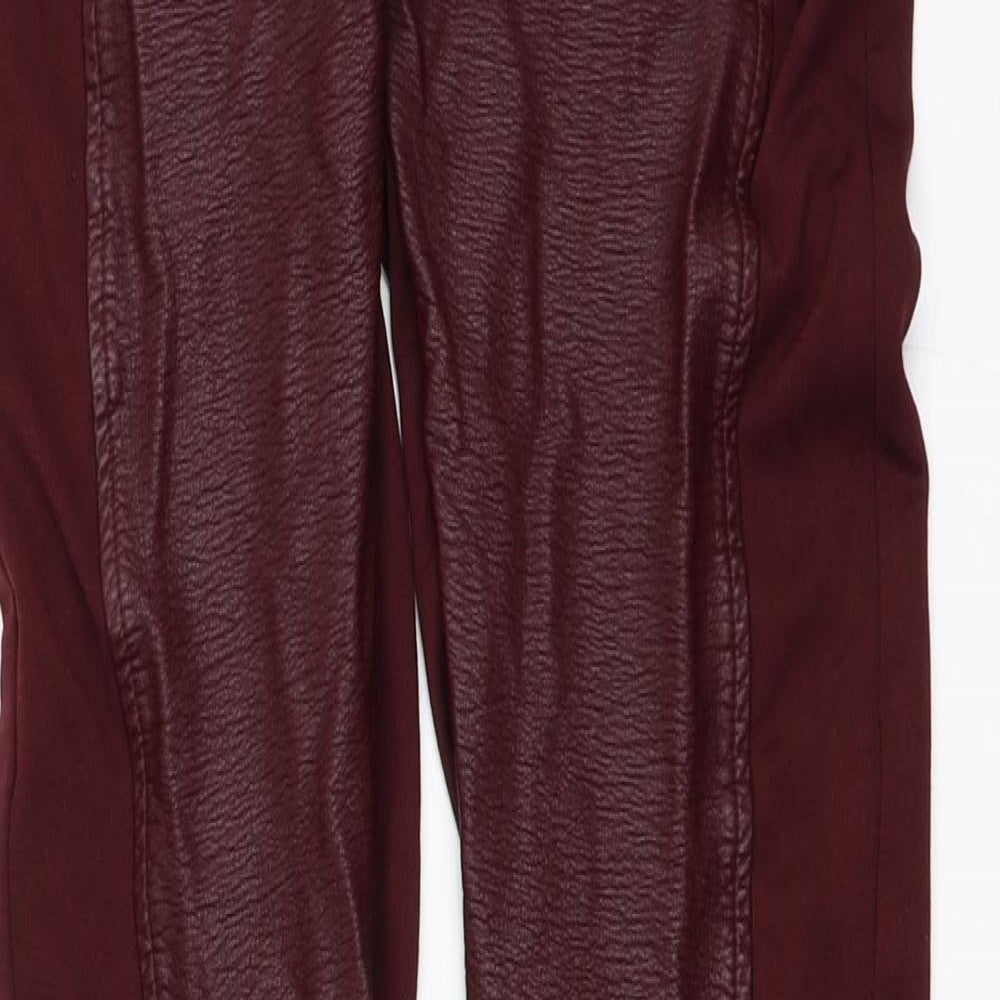 ESMARA Womens Red   Carrot Leggings Size S L26 in