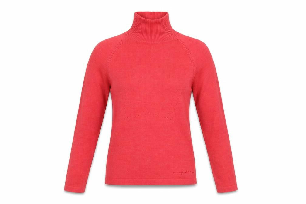 Womens UK M Regular Firetrap` Orange Pullover Tight-Knit