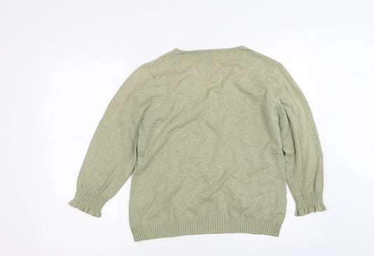 Hawkshead Womens Green   Pullover Jumper Size 16