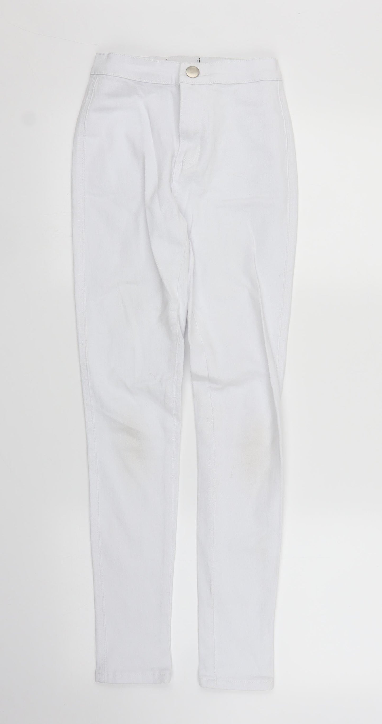 Preworn Womens White  Denim Skinny Jeans Size XS L27 in