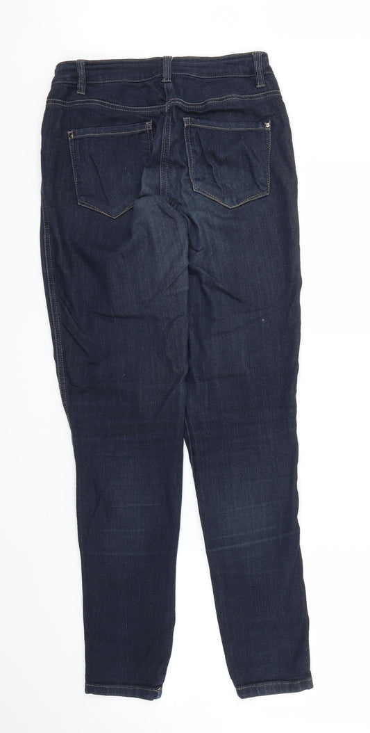 TU Womens Blue  Denim Jegging Jeans Size 8 L29 in