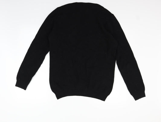 Red Herring Womens Black   Pullover Jumper Size M