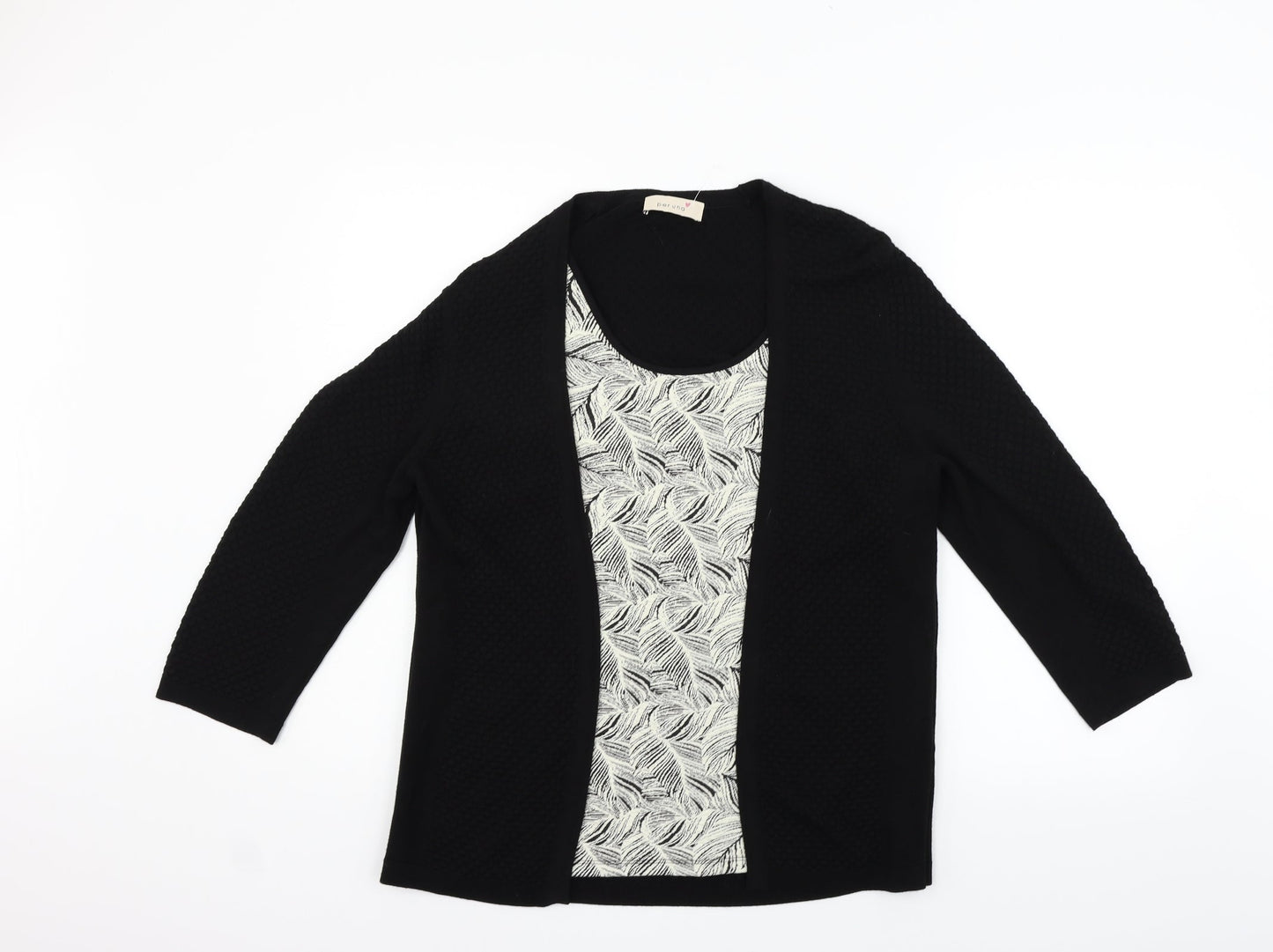 Marks and Spencer Womens Black   Pullover Jumper Size 14