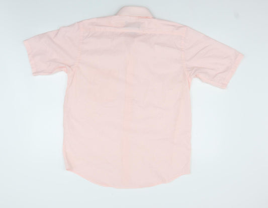Hutson Harbour Womens Pink   Basic Button-Up Size M