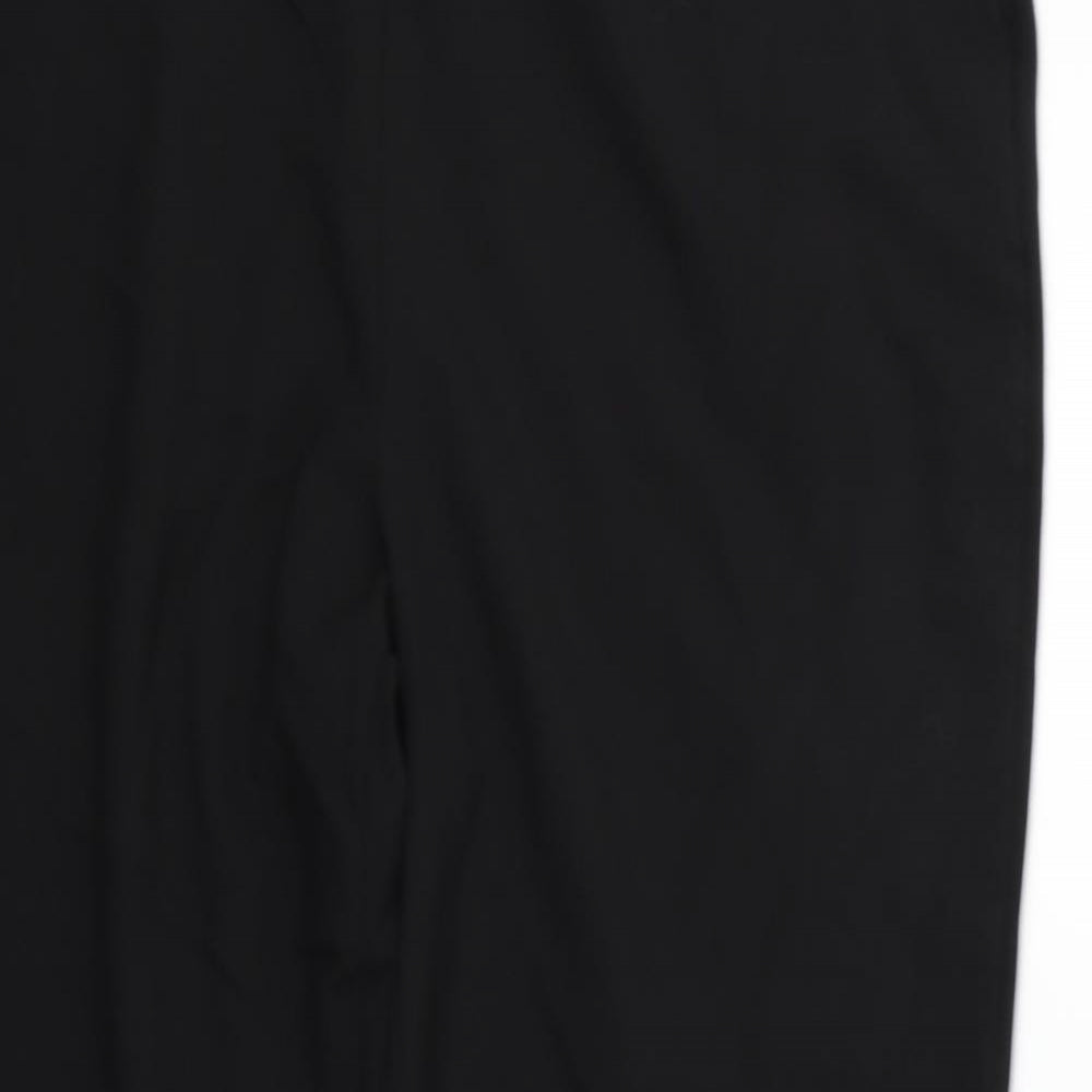 Preworn Womens Black   Trousers  Size 18 L26 in