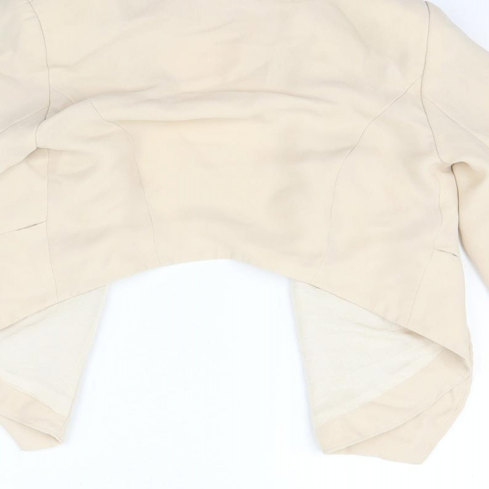 Topshop Womens Beige   Cardigan Jumper Size 8