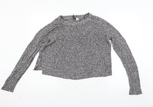 Divided Womens Grey   Pullover Jumper Size M