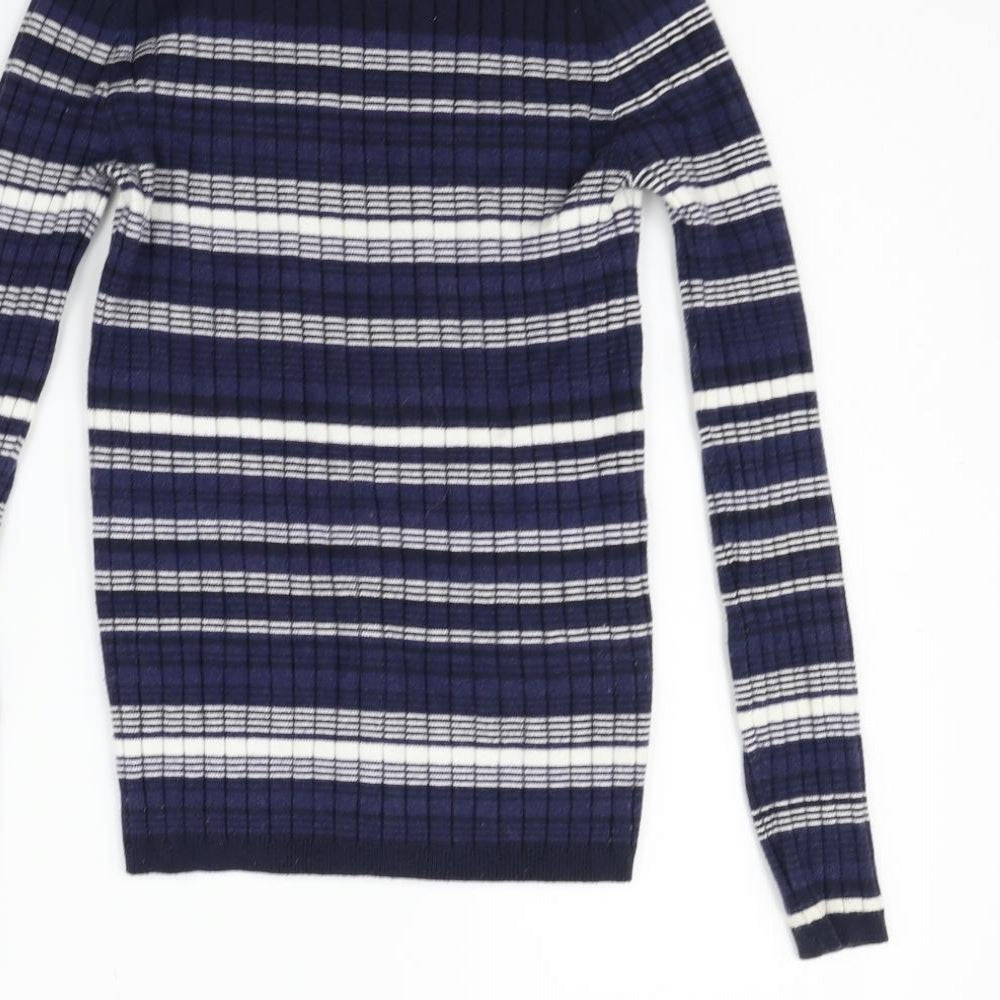 Atmsphere Womens Blue Striped  Pullover Jumper Size 12