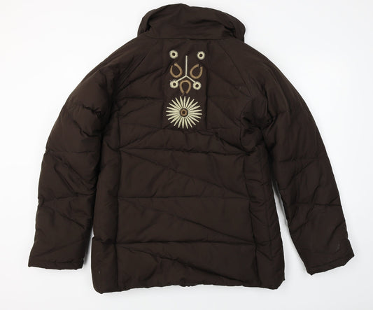 Claire DK  Womens Brown   Jacket Coat Size 12