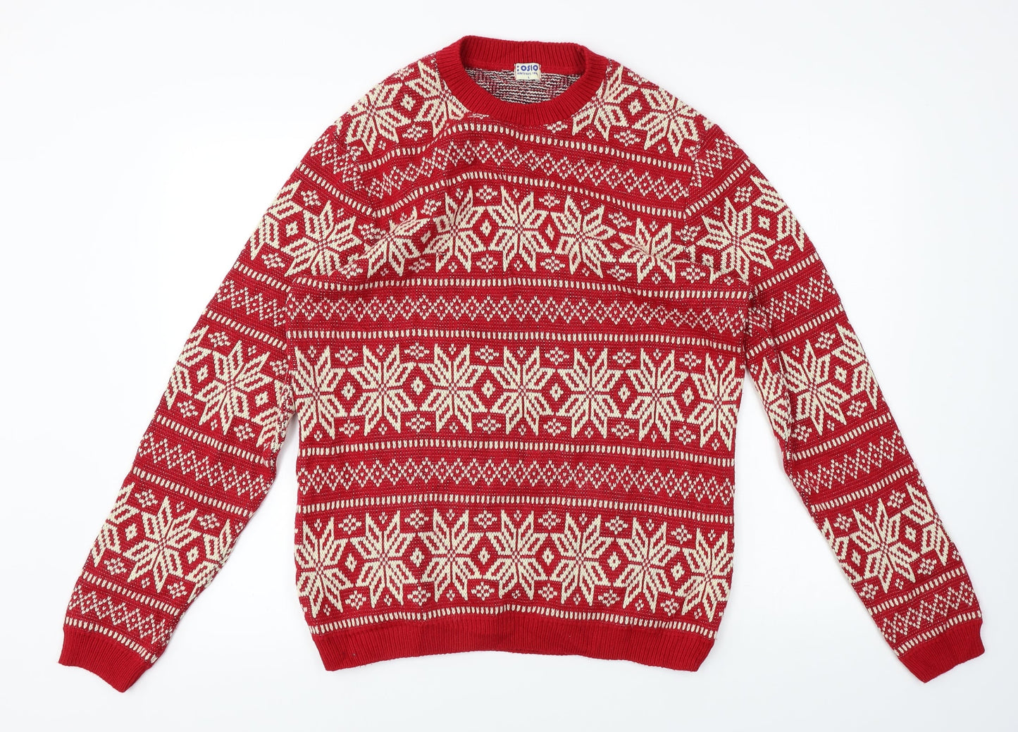 Oslo  Womens Red   Pullover Jumper Size L