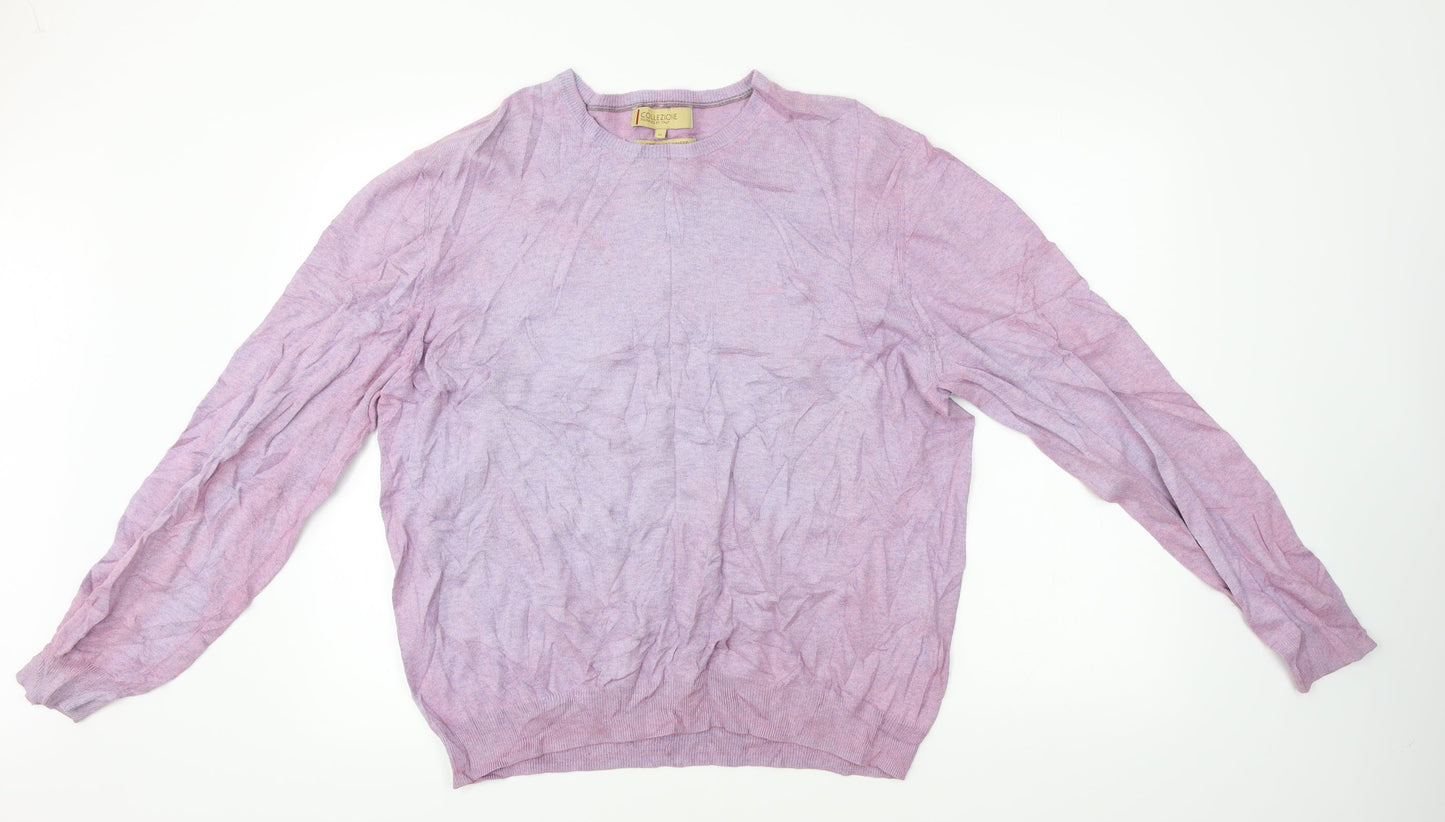 Collezione  Womens Purple   Pullover Jumper Size XL