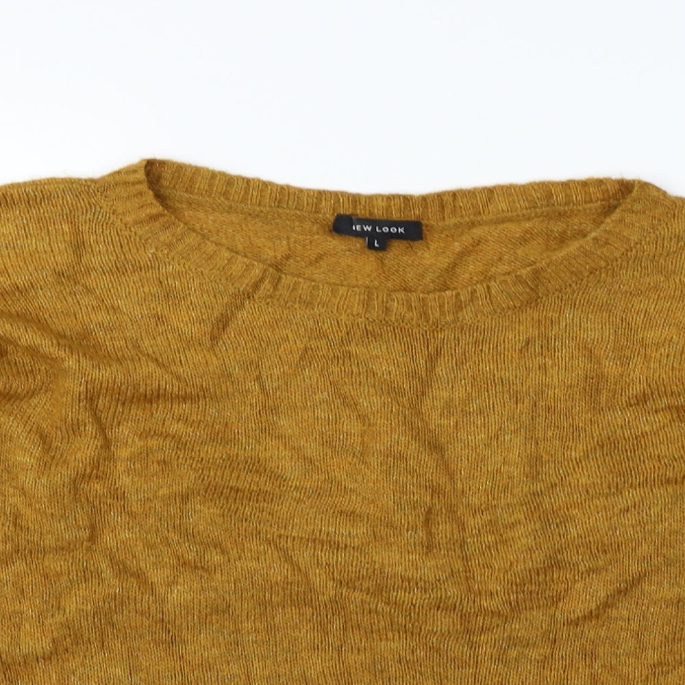 New Look  Womens Yellow   Pullover Jumper Size L