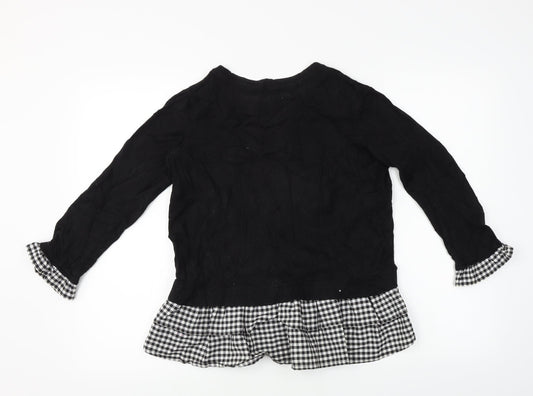 Topshop  Womens Black   Basic T-Shirt Size 6
