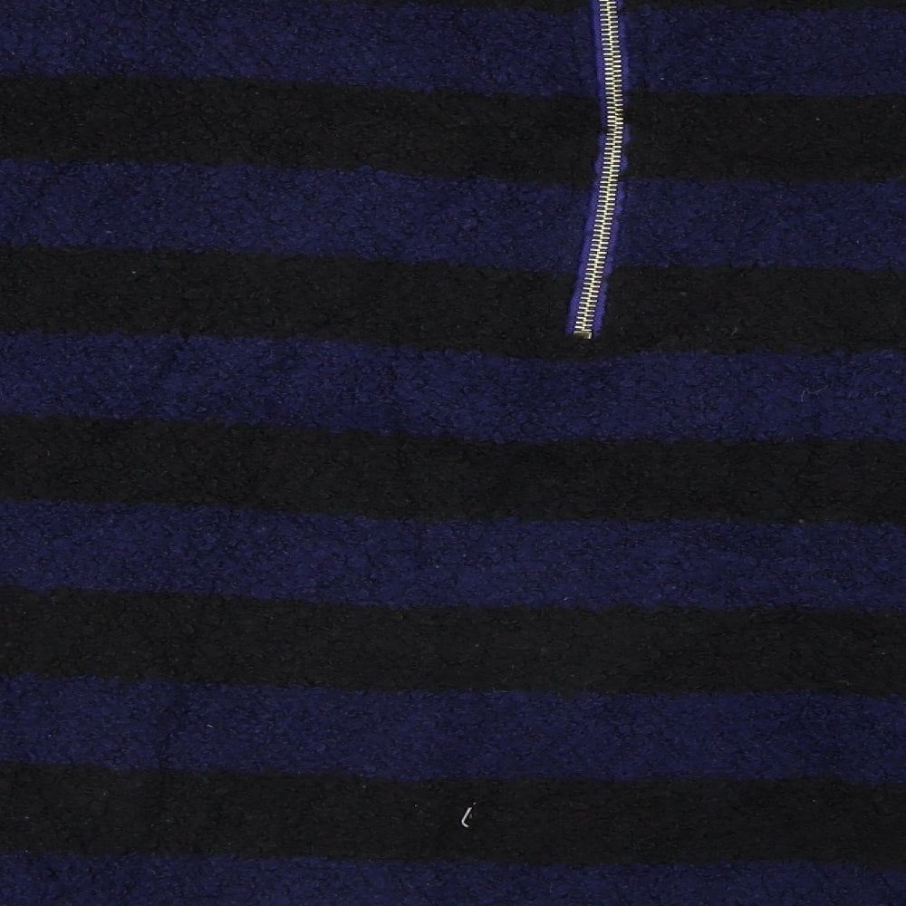 Zara  Womens Black Striped  Pullover Jumper Size M