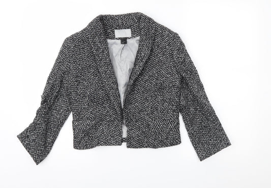 H&M Womens Black   Jacket Coat Size 8