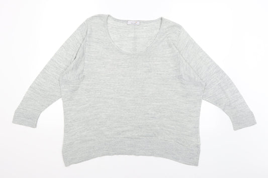Per Una Womens Grey   Basic T-Shirt Size 14