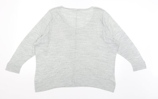 Per Una Womens Grey   Basic T-Shirt Size 14
