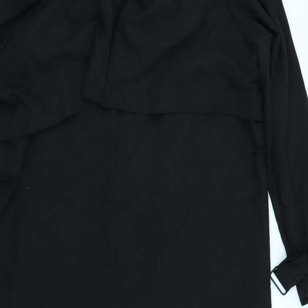H&M Womens Black   Jacket Coatigan Size 6
