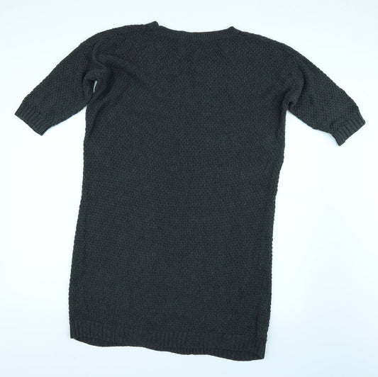 Mango Womens Grey   Jumper Dress  Size M