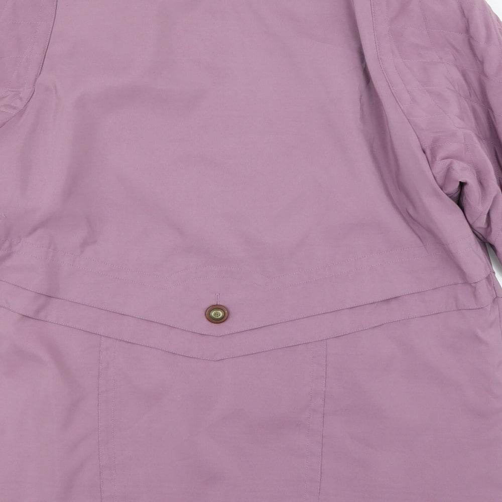 Preworn Womens Purple   Parka Coat Size 12