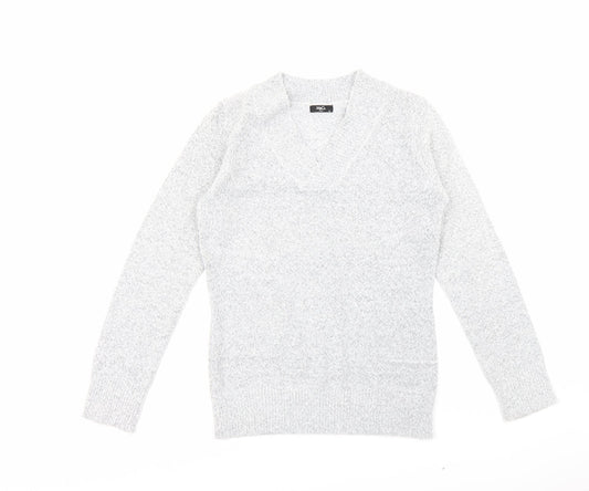 M&Co Womens Grey   Pullover Jumper Size S