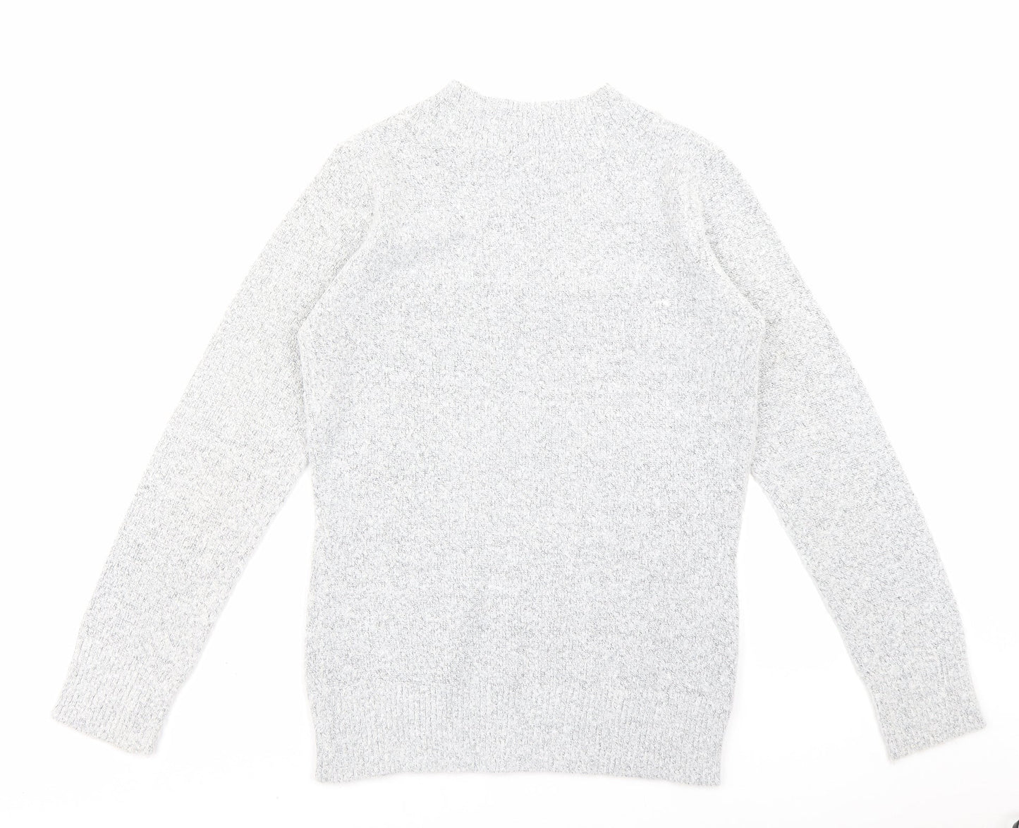M&Co Womens Grey   Pullover Jumper Size S