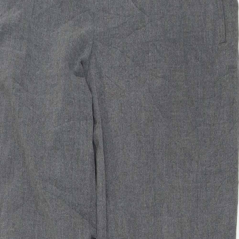 M&S Womens Grey   Dress Pants Trousers Size 14 L26 in