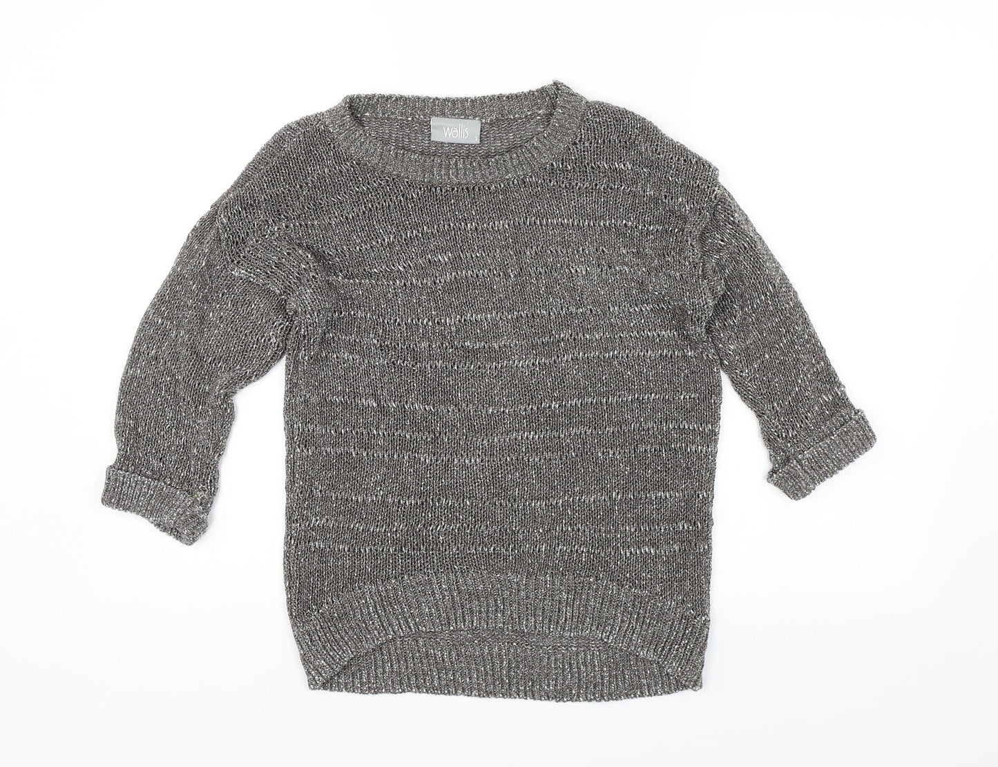 Wallis Womens Grey   Pullover Jumper Size S