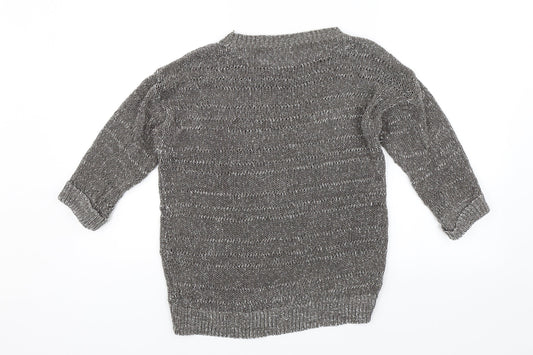 Wallis Womens Grey   Pullover Jumper Size S