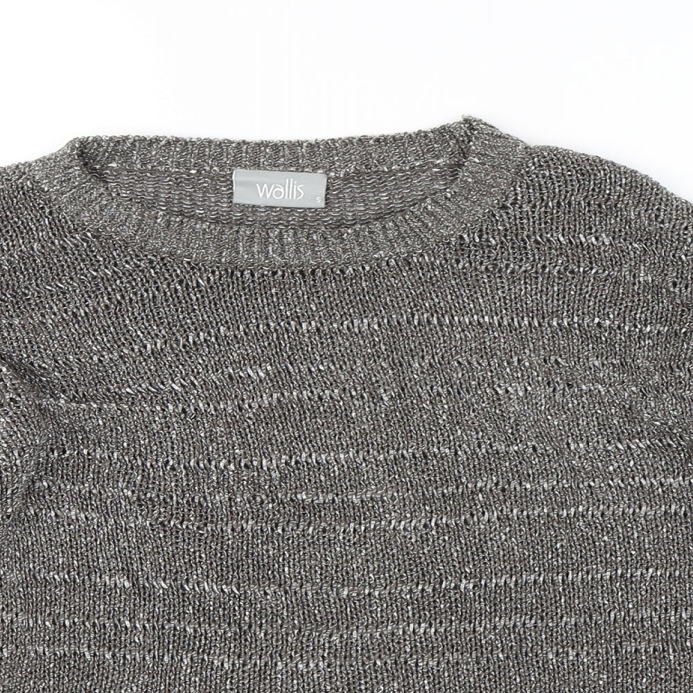 Wallis Womens Grey   Pullover Jumper Size S