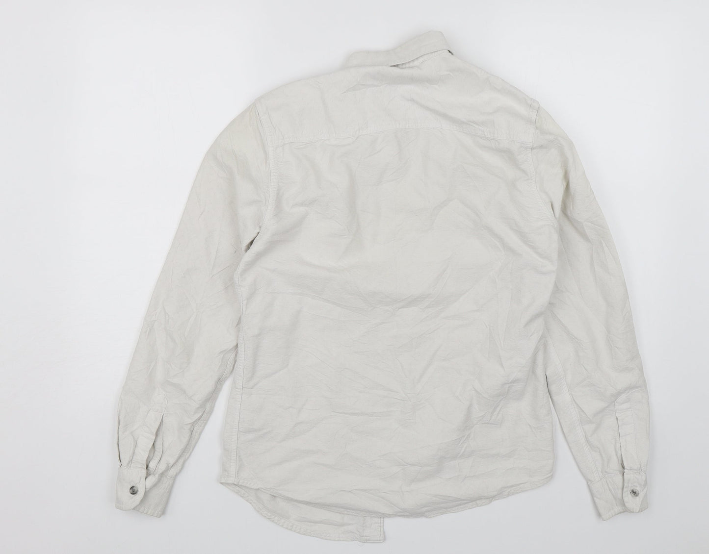 Topman Mens White    Button-Up Size S