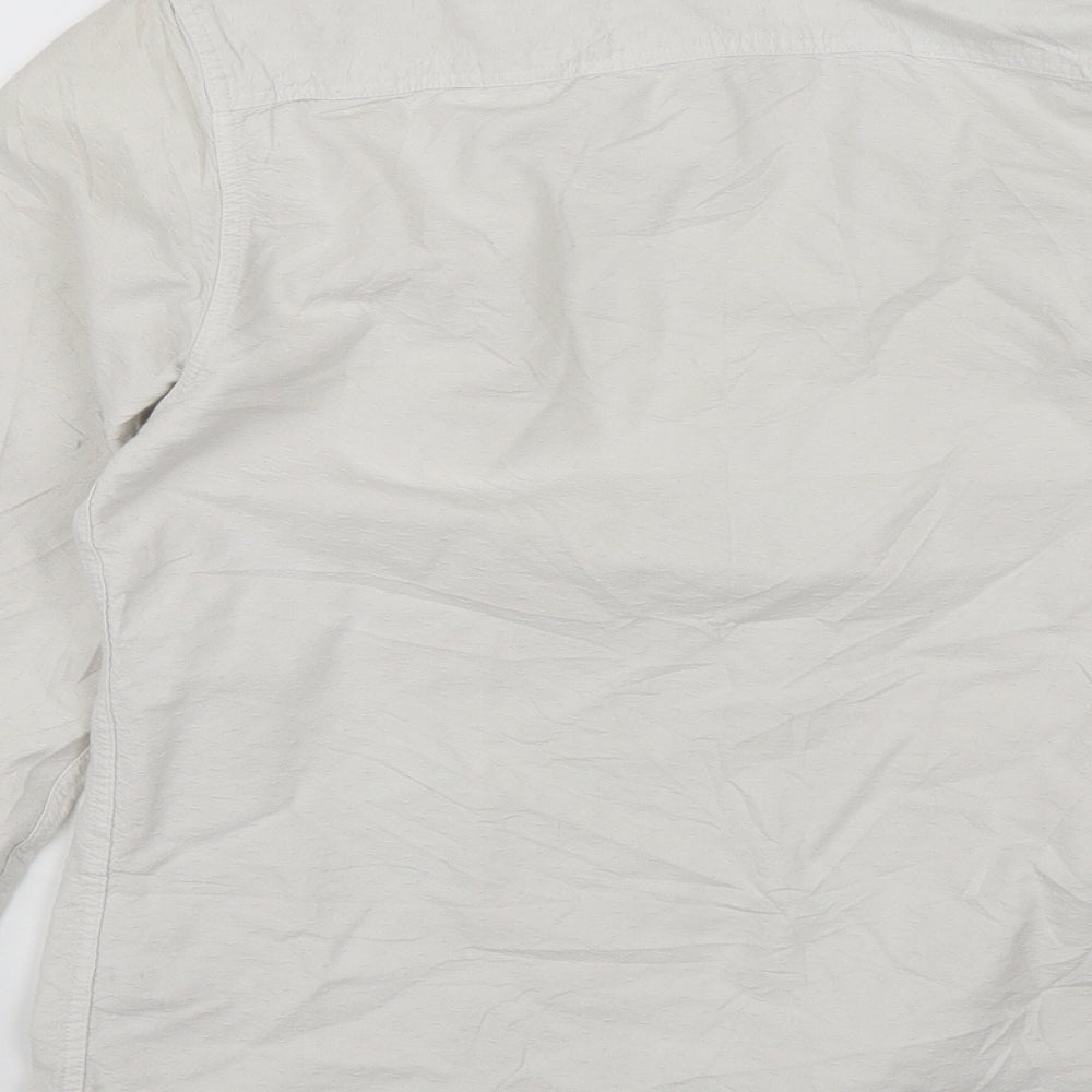 Topman Mens White    Button-Up Size S