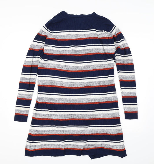 Papaya Womens Blue Striped  Jacket  Size 14