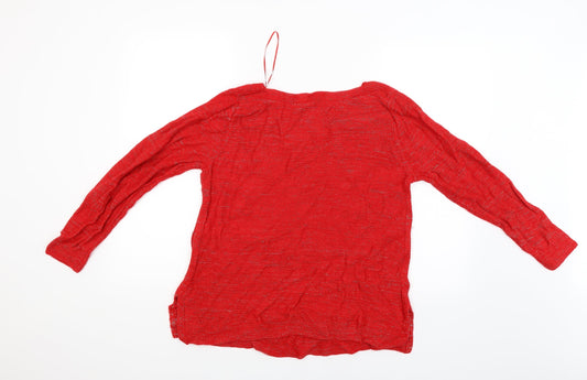Papaya Womens Red   Pullover Jumper Size 16