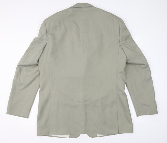 Wellington Mens Green   Jacket Suit Jacket Size 44