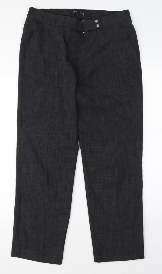 Marks & Spencer Womens Grey   Dress Pants Trousers Size 12 L26 in