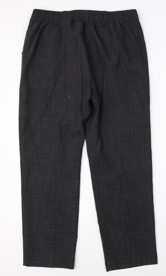 Marks & Spencer Womens Grey   Dress Pants Trousers Size 12 L26 in