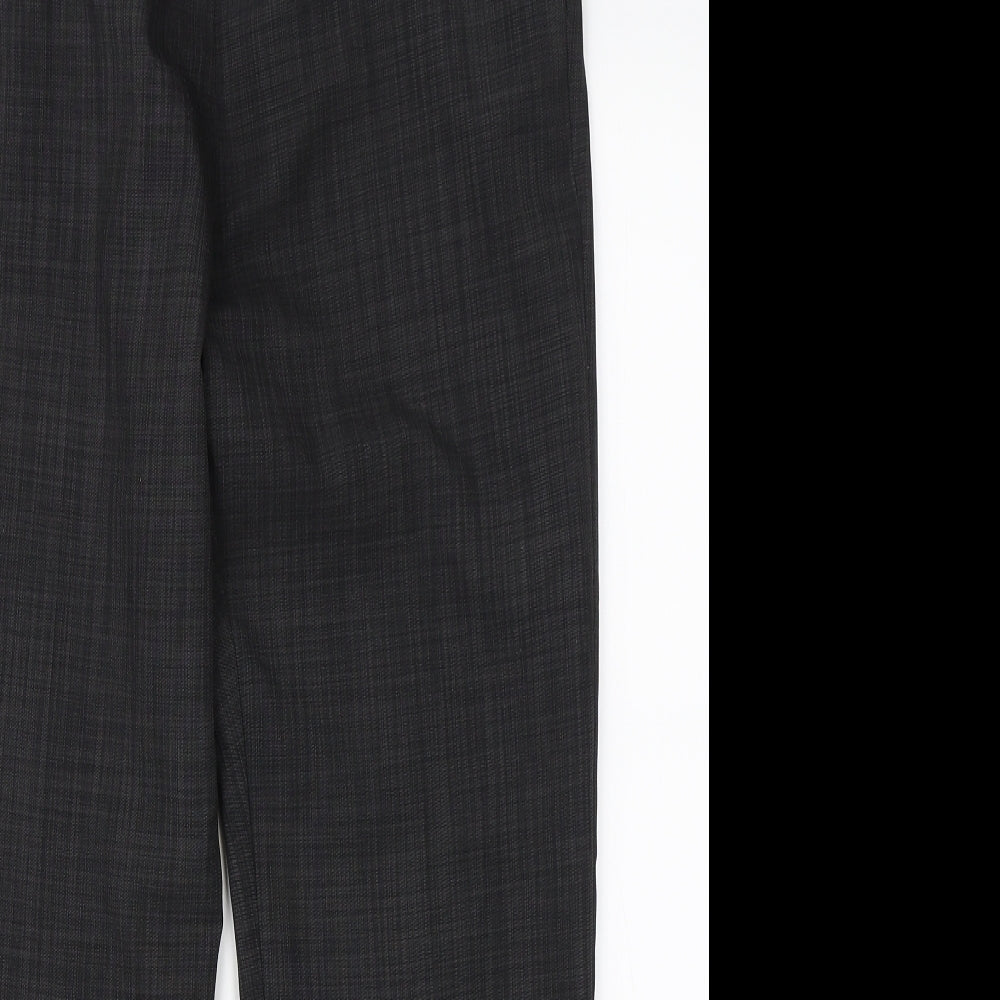 Marks & Spencer Womens Grey   Dress Pants Trousers Size 12 L26 in
