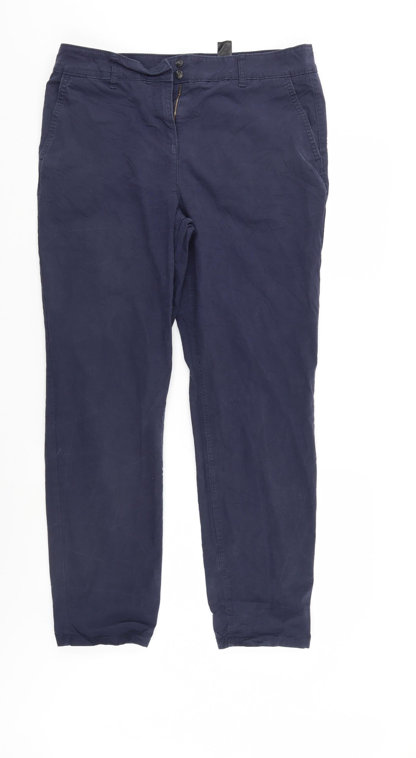 NEXT Womens Blue   Straight Jeans Size 4 L34 in