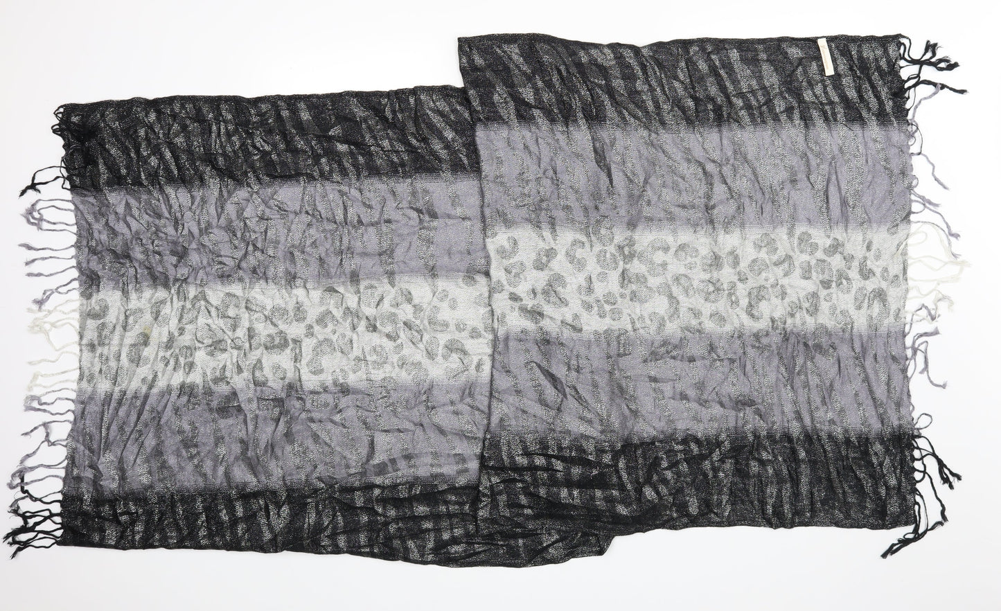 Collection Eighteen Womens Black Paisley   Scarf