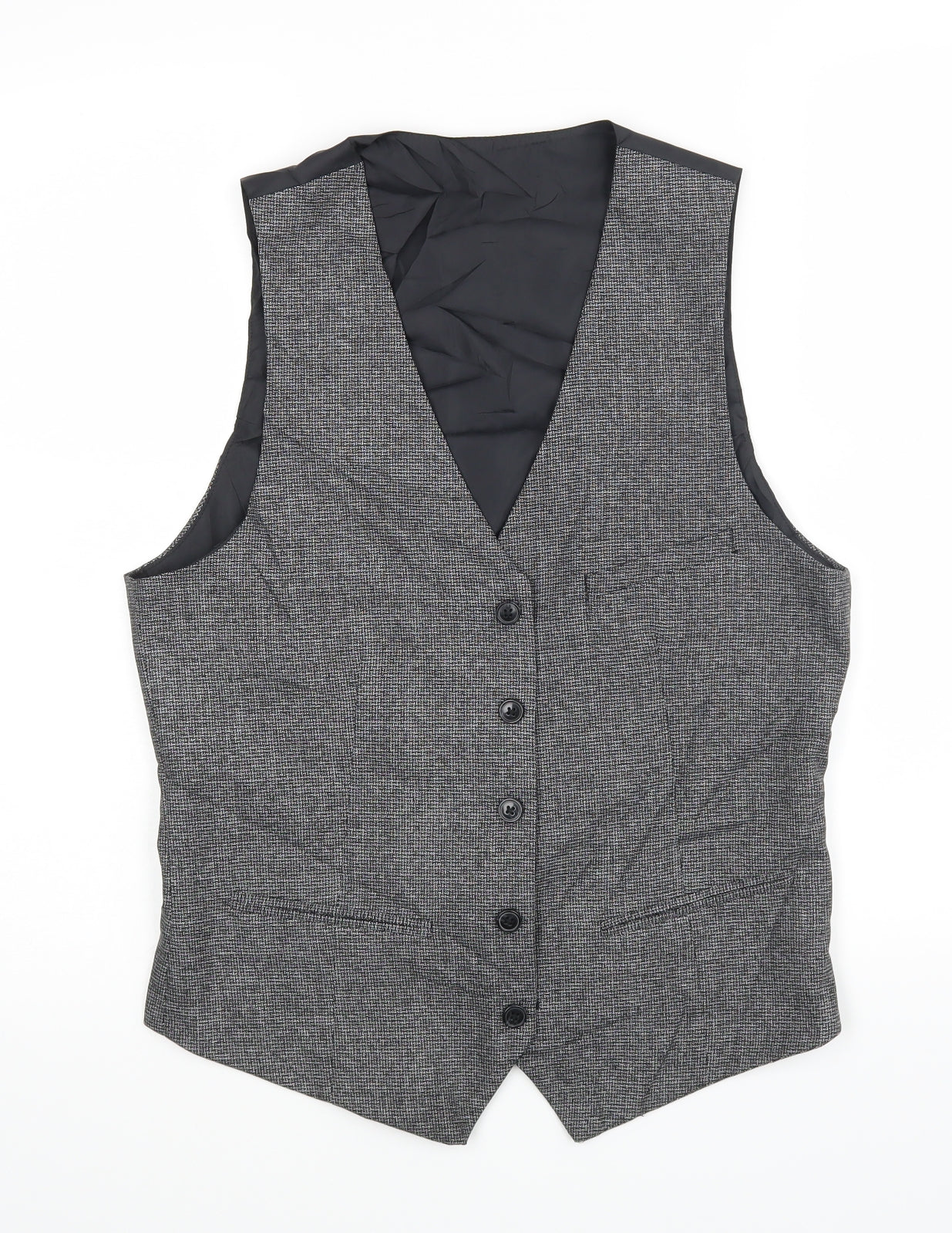 H&M Mens Grey   Jacket Suit Waistcoat Size 36
