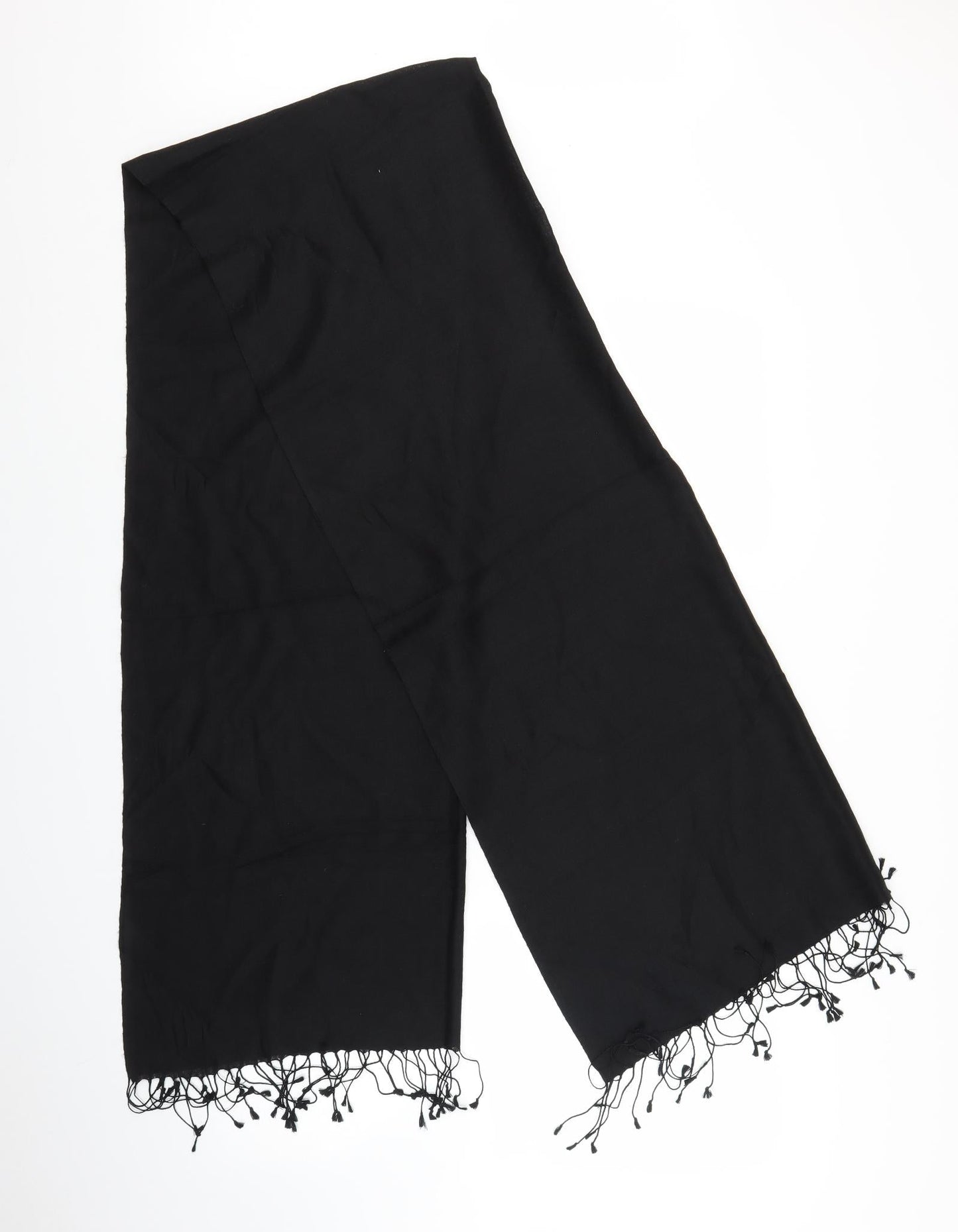 Preworn Womens Black    Scarf